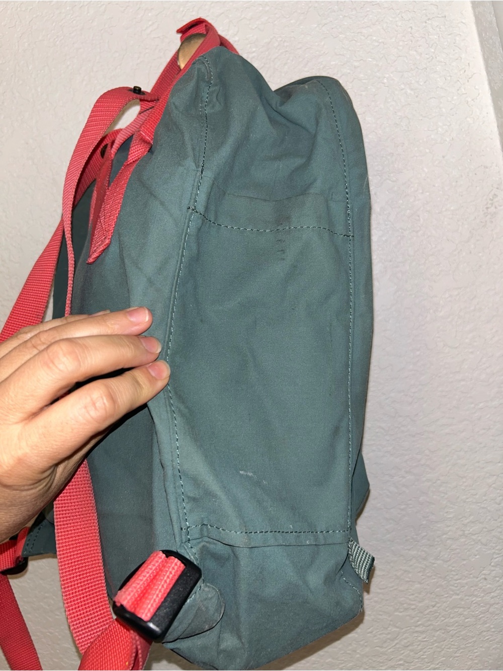 FJÄLLRÄVEN The KANKEN Two Tone Nimbus Blue & Peach Pink Backpack - Picture 15 of 16